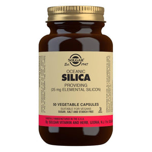 Solgar Organic Silica 25mg, 50 Capsules - NZ Health Store