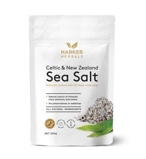 Harker Herbals Celtic & NZ Sea Salt with Kelp - NZ Health Store
