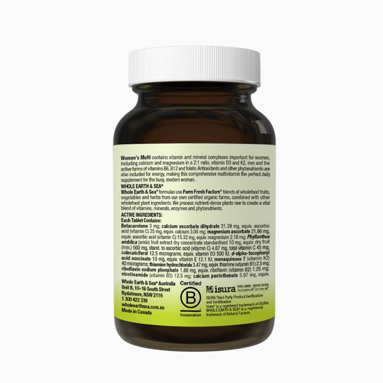Whole Earth & Sea Women's Multi 60 Tablets