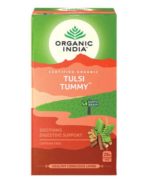 Organic India Tulsi Tummy, 25 tea bags - NZ Health Store