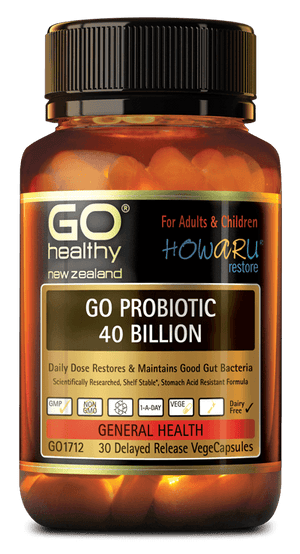 Go Healthy Go Probiotic 40 Billion - NZ Health Store