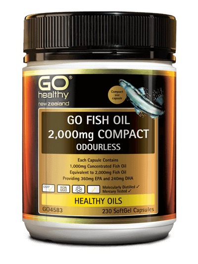 Go Healthy Go Fish Oil 2,000mg Compact Odourless