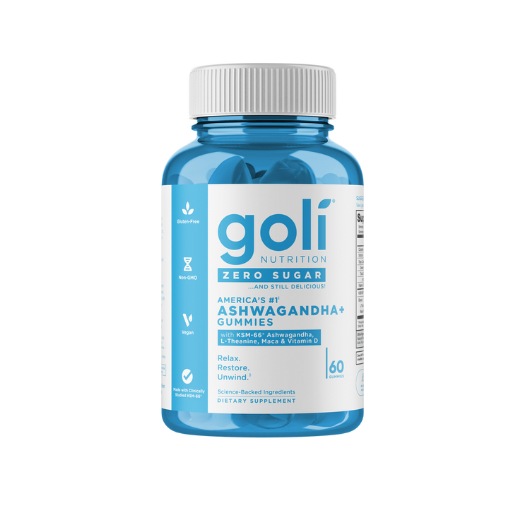Goli Ashwagandha Gummies - Zero Sugar, 60 Gummies