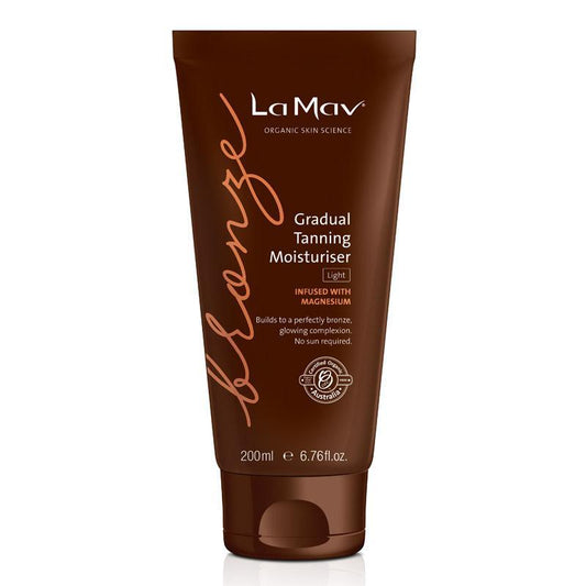 La Mav Bronze Gradual Tanning Moisturiser - Light - NZ Health Store