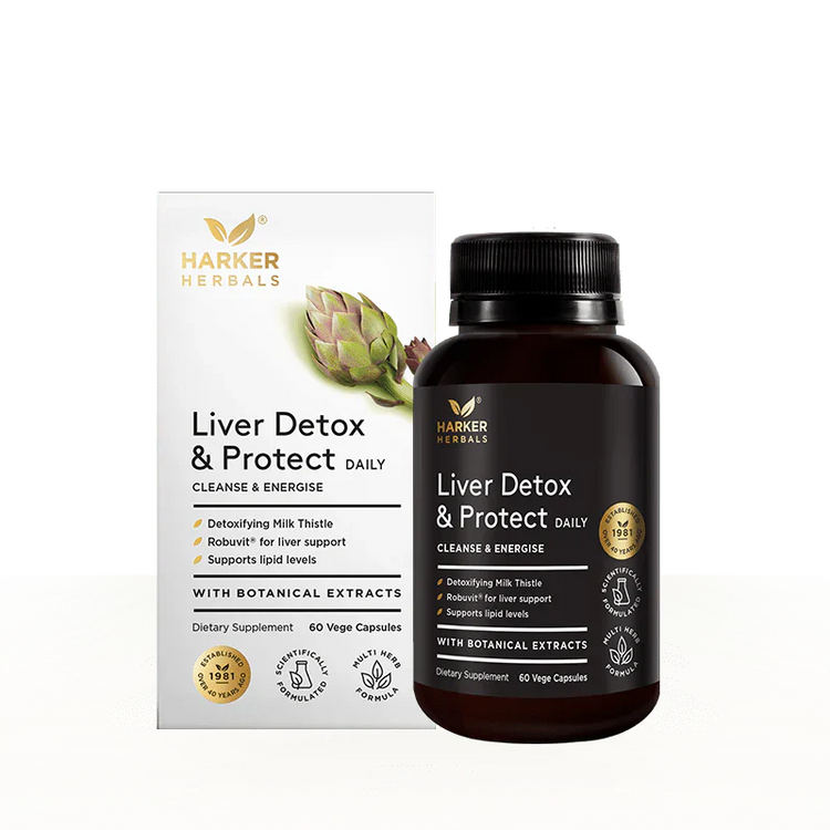 Harker Herbals Liver Detox & Protect 60 Vege Capsules