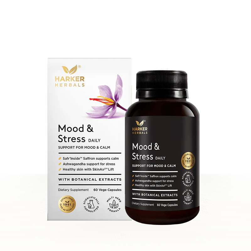 Harker Herbals Mood & Stress 60 Vege Capsules