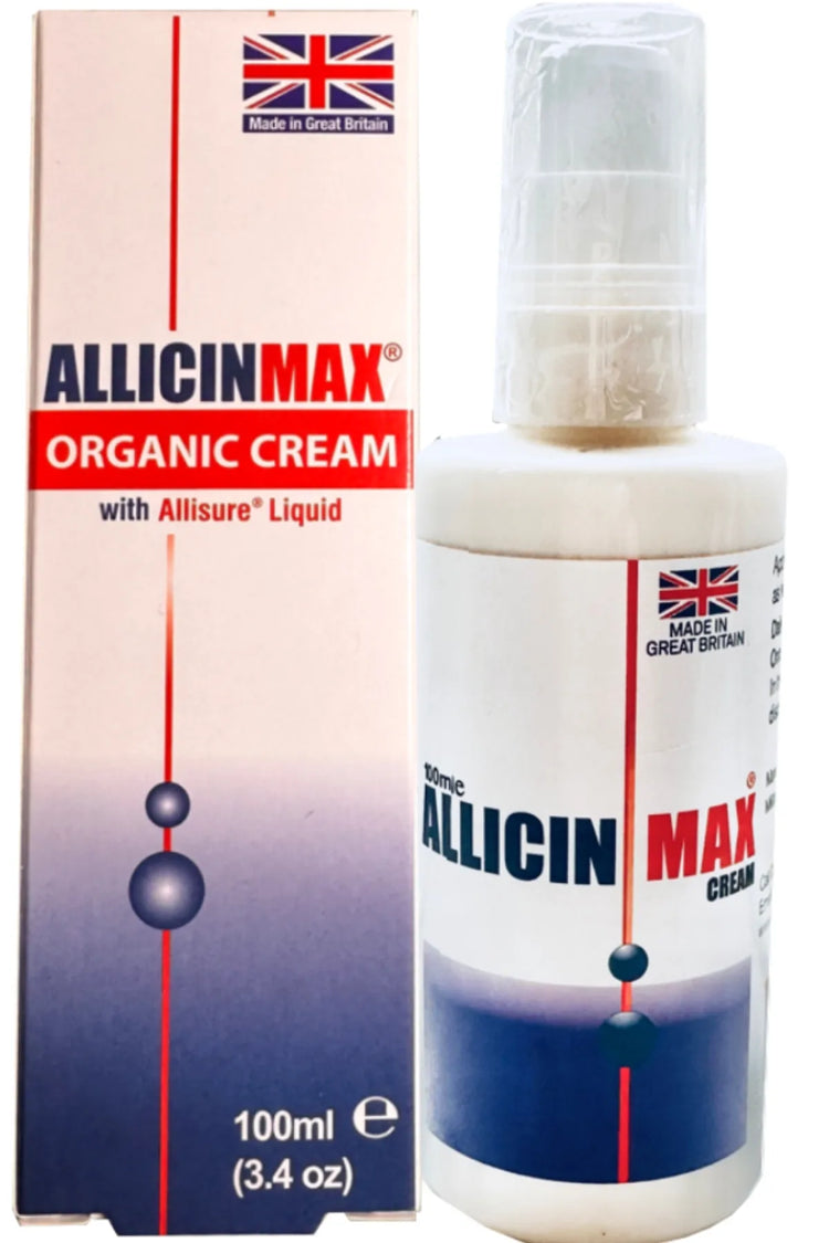 Allicin Max Organic Cream with Allisure Liquid 100ml