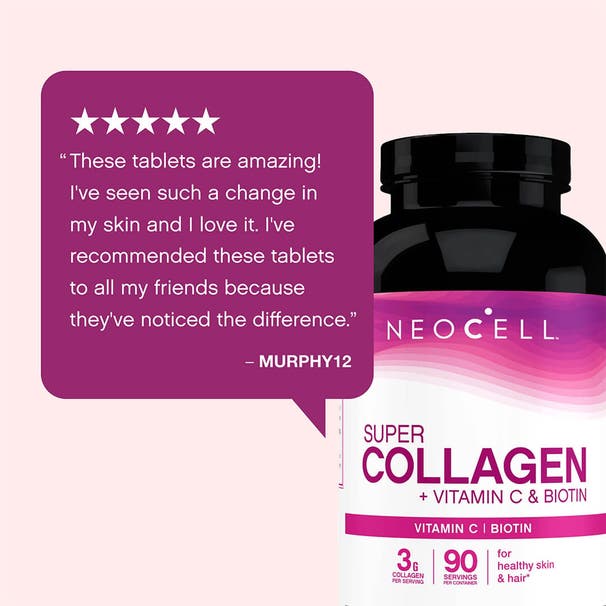 Neocell Super Collagen, 270 tabs, Type 1 and 3,Vitamin C & Biotin