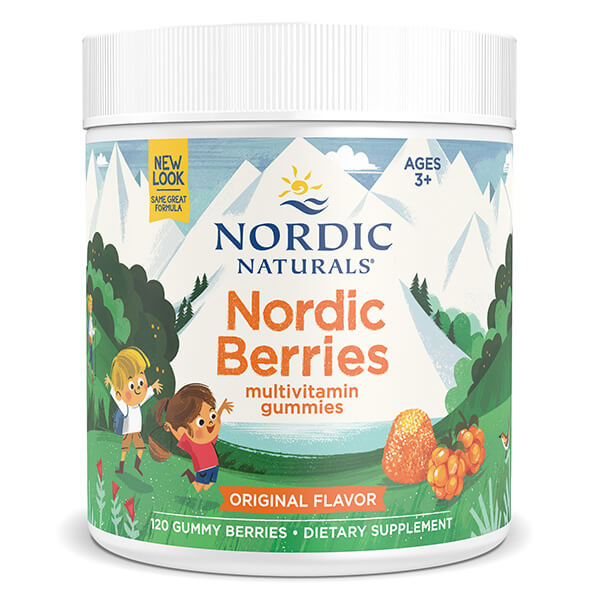 Nordic Naturals Nordic Berries Multivitamin Gummies, 120 Chews