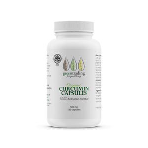 Green Trading Organic Curcumin Capsules 500mg, 120 Capsules