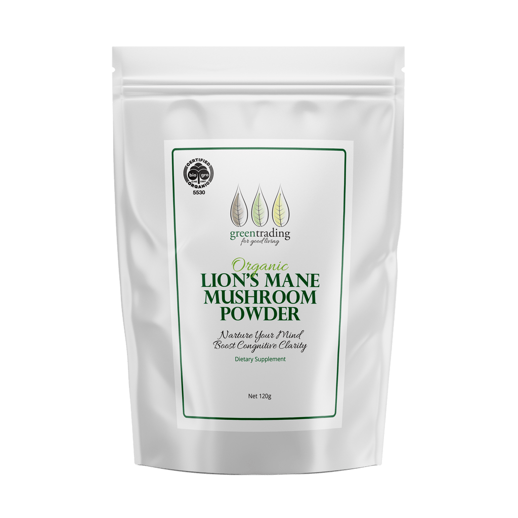 Green Trading Organic Lion's Mane Mushroom Powder 120g