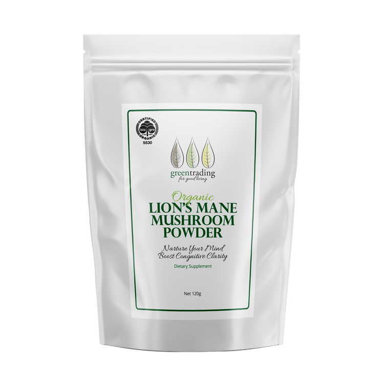 Green Trading Organic Lion's Mane Mushroom Powder 120g