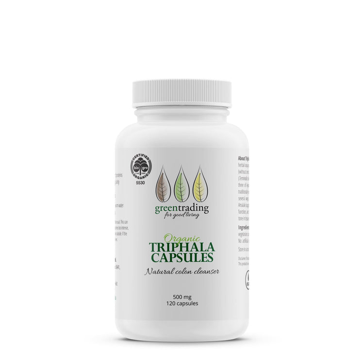 Green Trading Organic Triphala Capsules 500mg, 120 Capsules