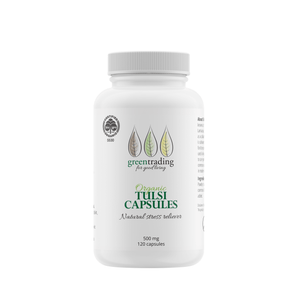 Green Trading Organic Tulsi Capsules 500mg 120 Capsules