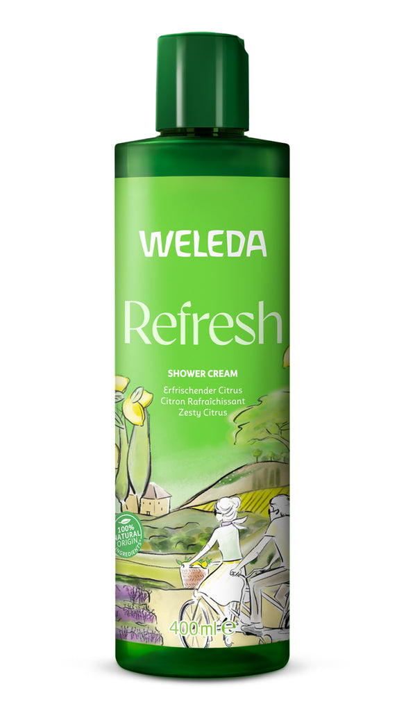 Weleda Refresh Shower Cream - Citrus, 400ml