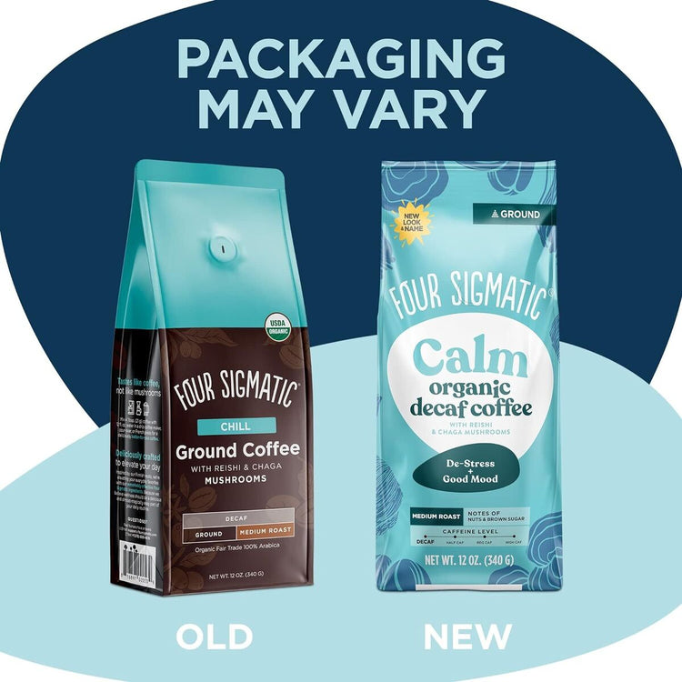 Four Sigmatic Calm Organic Decaf Coffee Ground, 340g