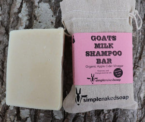 SNS Goats Milk Shampoo Bar Apple Cider Vinegar with Rosemary and Orange Essential Oil - NZ Health Store