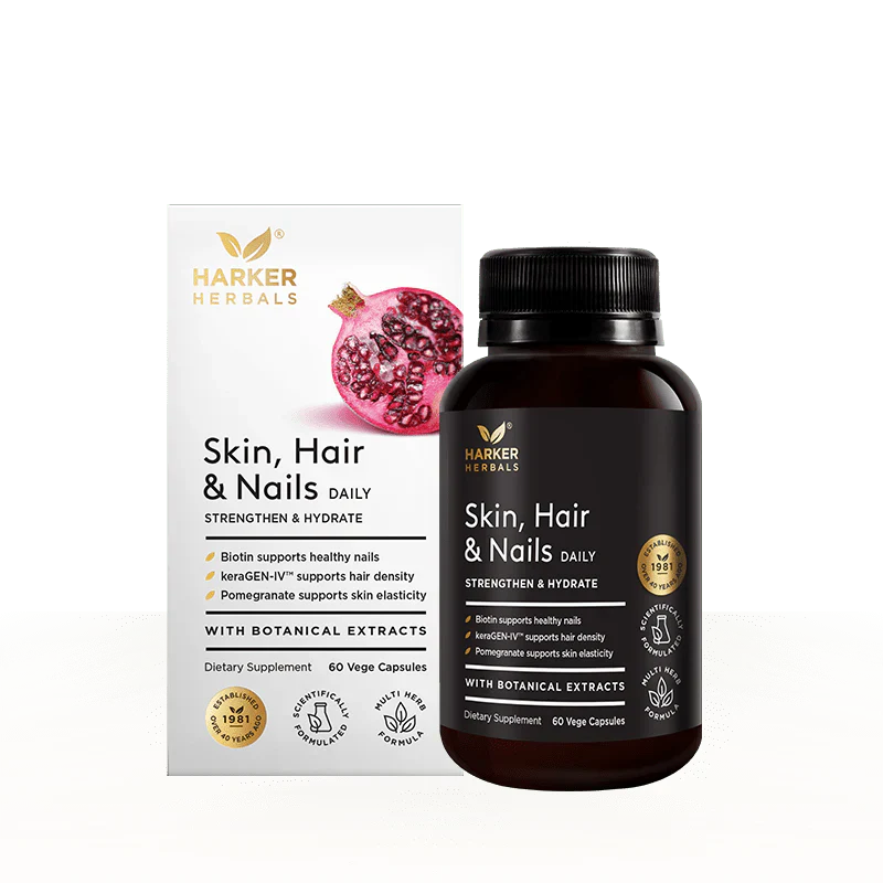 Harker Herbals Skin, Hair & Nails 60 Vege Capsules