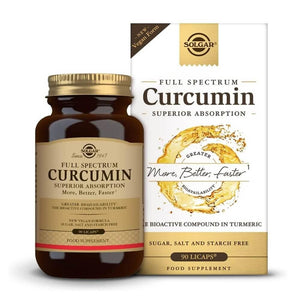 Solgar Full Spectrum Curcumin, 90 Licaps