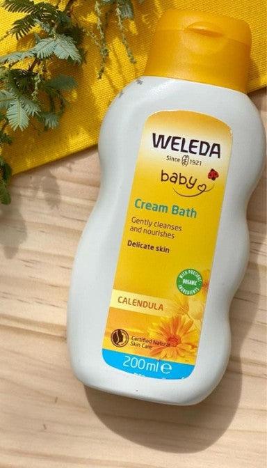 Weleda Baby Calendula Cream Bath, 200ml. Best Before 02.2024 - NZ Health Store