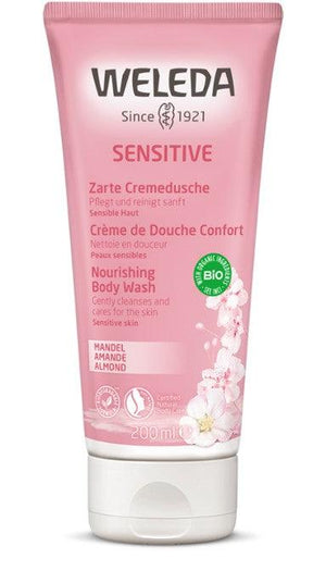 Weleda Sensitive Skin Body Wash - Almond 200ml - NZ Health Store