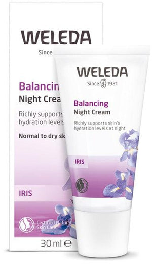 Weleda Iris Balancing Night Cream, 30ml - NZ Health Store