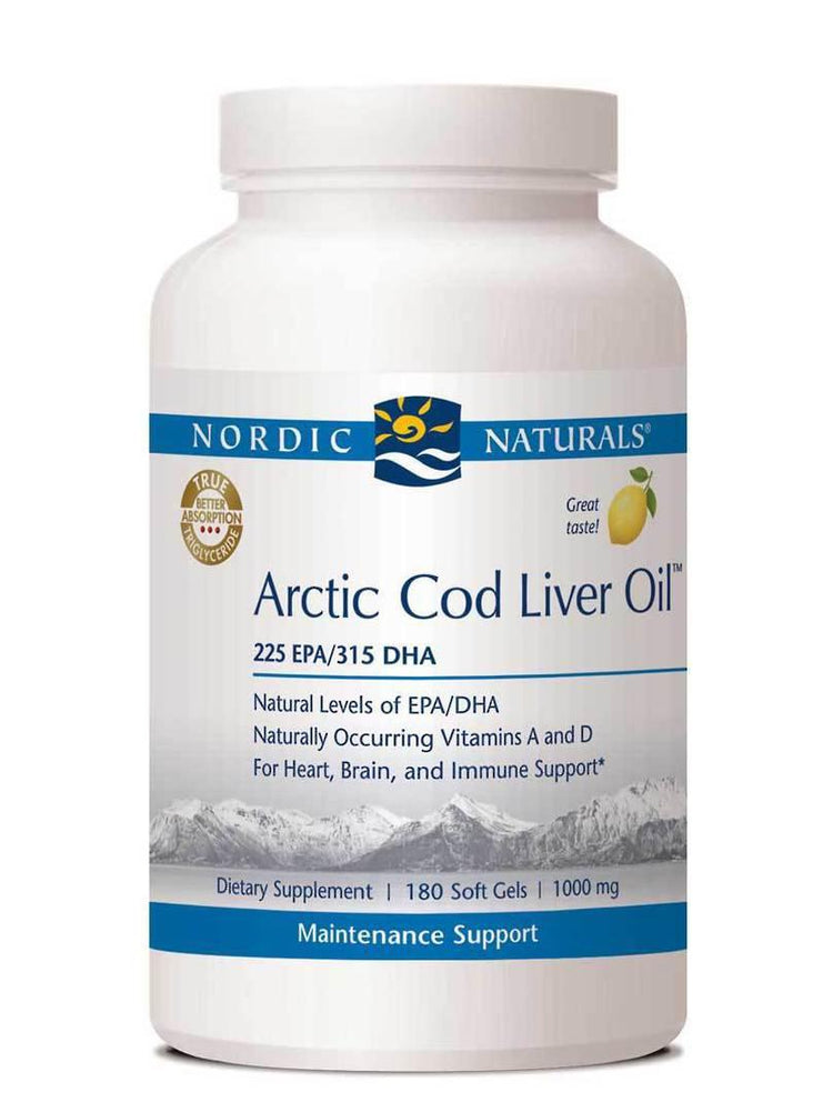 Nordic Naturals Arctic Cod Liver Oil, Soft Gels