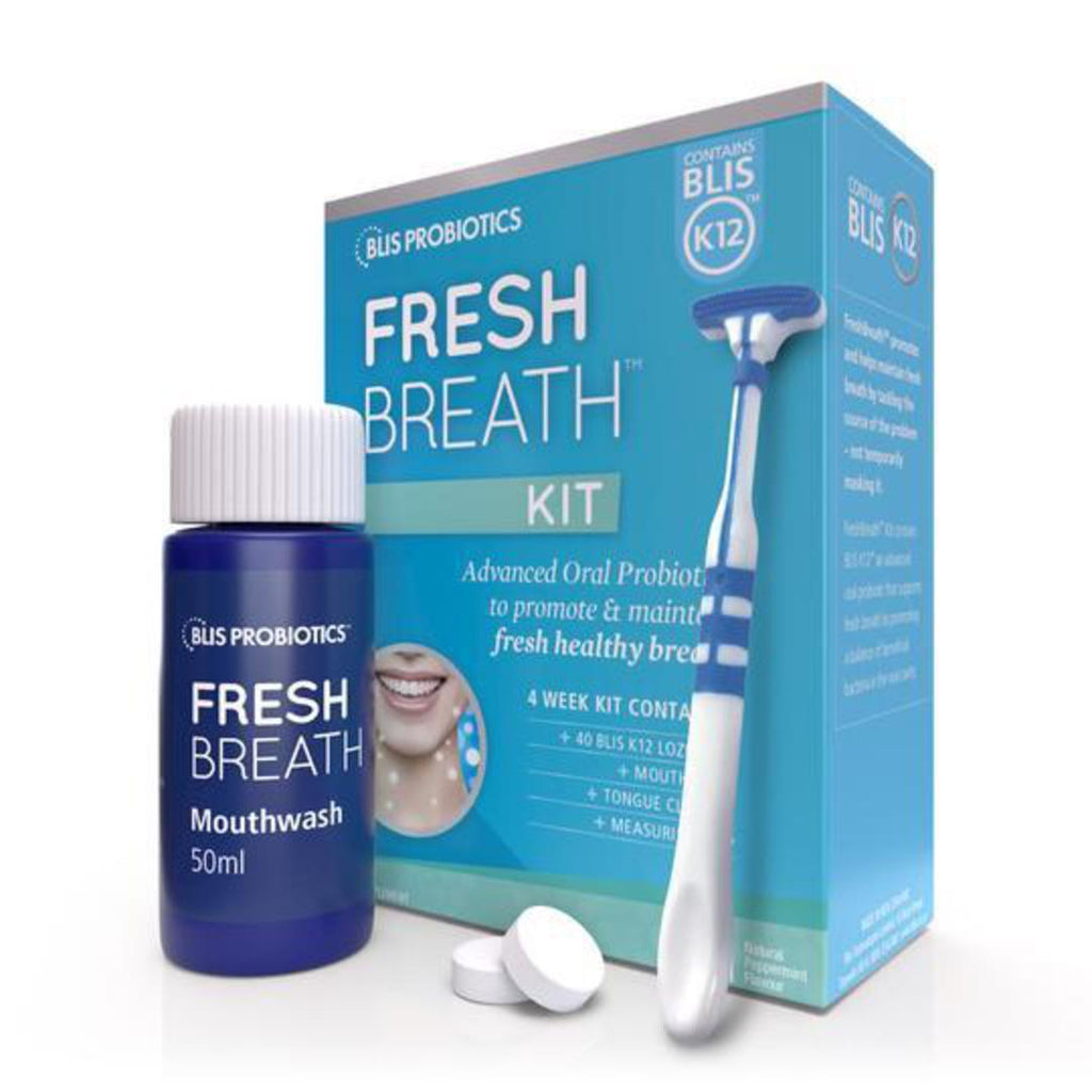 Blis FreshBreath Kit with BLIS K12™, 4 Weeks Supply (Peppermint)