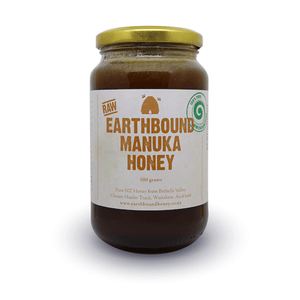 Earthbound Raw Manuka Honey, 500g - NZ Health Store