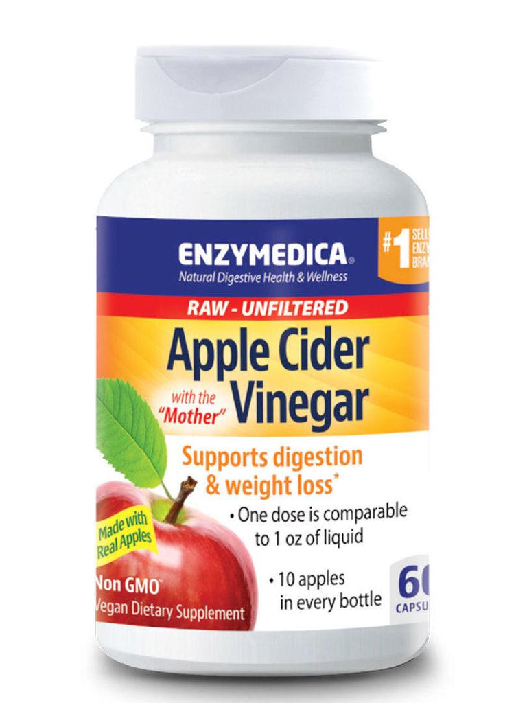 Enzymedica Apple Cider Vinegar, 60 capsules