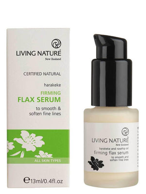 Living Nature Firming Flax Serum, 13ml - NZ Health Store