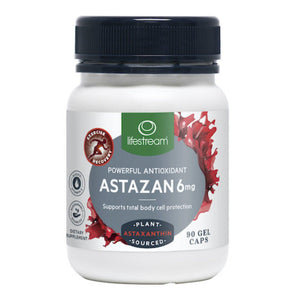 Lifestream Astazan 6mg, 30 or 90 Capsules - NZ Health Store
