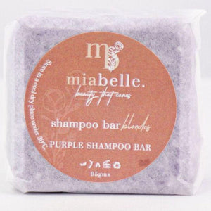 Mia Belle Purple Shampoo Bar, 95g - NZ Health Store
