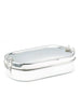 Meals in Steel Medium Oval Lunchbox + snack box