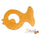 Natural Rubber Teether Fish in Eco Packaging - NZ Health Store