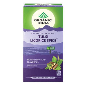 Organic India Tulsi Licorice Spice, 25 tea bags - NZ Health Store