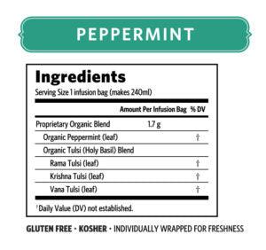 Organic India Tulsi Peppermint, 25 tea bags - NZ Health Store