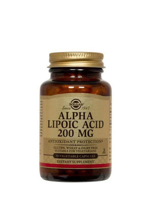 Solgar Alpha Lipoic Acid 200mg (50 Capsules) - NZ Health Store