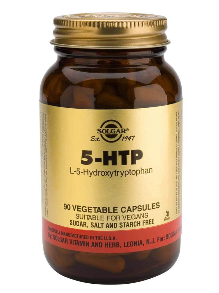 Solgar 5-HTP L-5-Hydroxytryptophan Complex Vegetable Capsules - NZ Health Store
