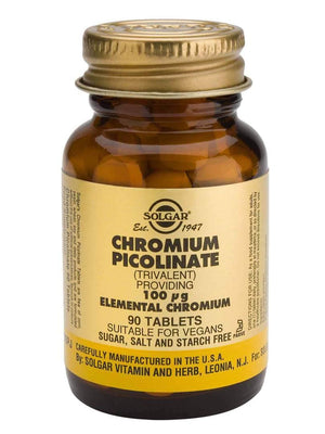 Solgar Chromium Picolinate 200mcg (90 Capsules) - NZ Health Store