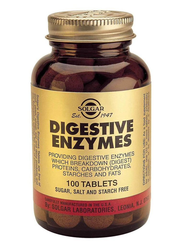 Solgar Digestive Enzymes, 100 tablets