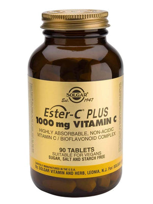 Solgar Ester-C Plus 1000mg Vitamin C, 90 or 180 Tablets - NZ Health Store