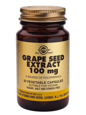 Solgar Grape Seed Extract 100mg (30 Capsules) - NZ Health Store