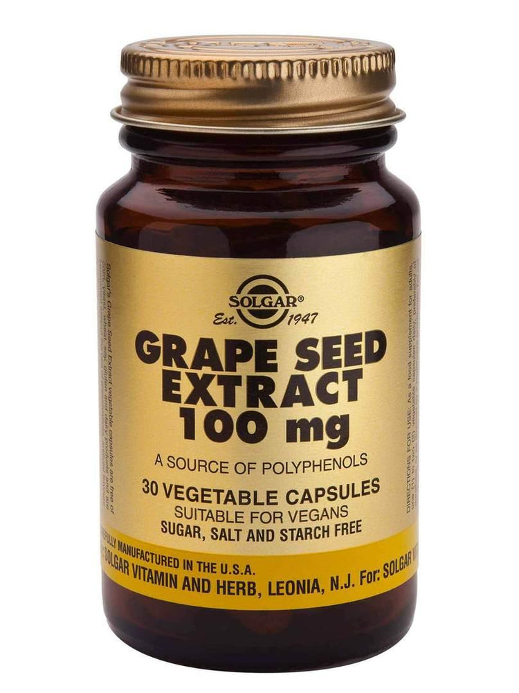 Solgar Grape Seed Extract 100mg (30 Capsules)