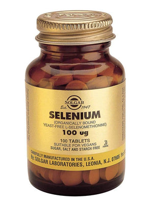 Solgar Selenium 100mcg (100 Tablets) - NZ Health Store