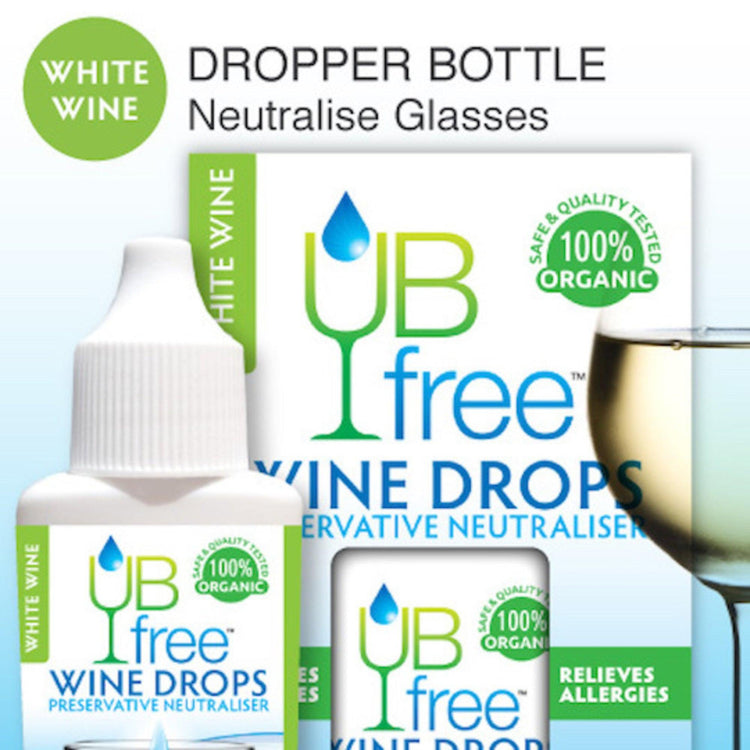 UB Free White Wine Preservative Neutraliser Drops, 8ml
