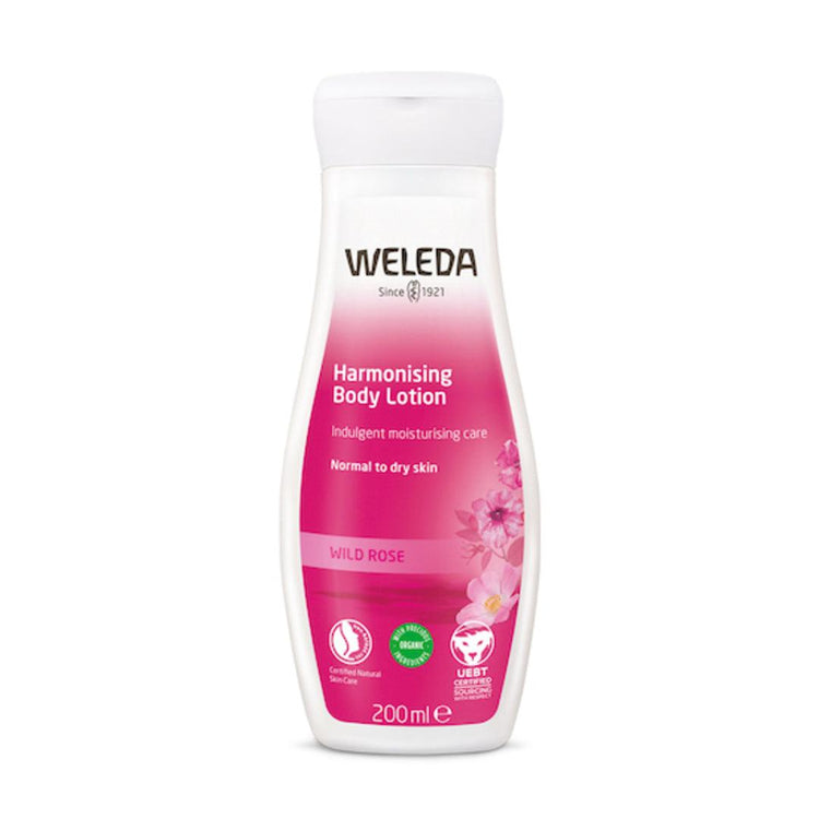 Weleda Harmonising Body Lotion (Wild Rose), 200ml - NZ Health Store