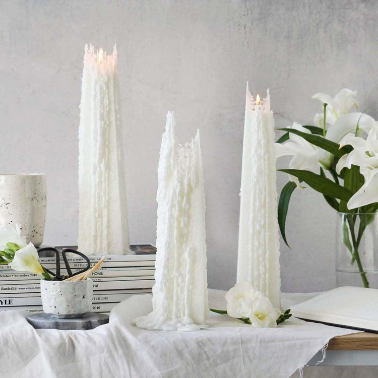 Living Light Icicle Candle - Pinot Blanc - NZ Health Store