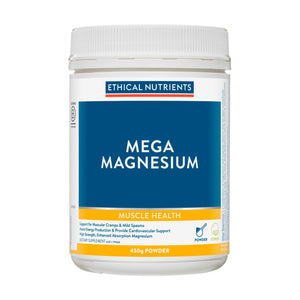 Ethical Nutrients Mega Magnesium, 450g Powder - NZ Health Store