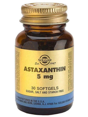Solgar Astaxanthin 5mg, 30 Softgels - NZ Health Store